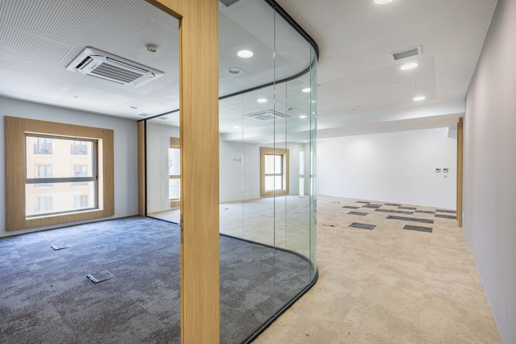 Fitted office interior